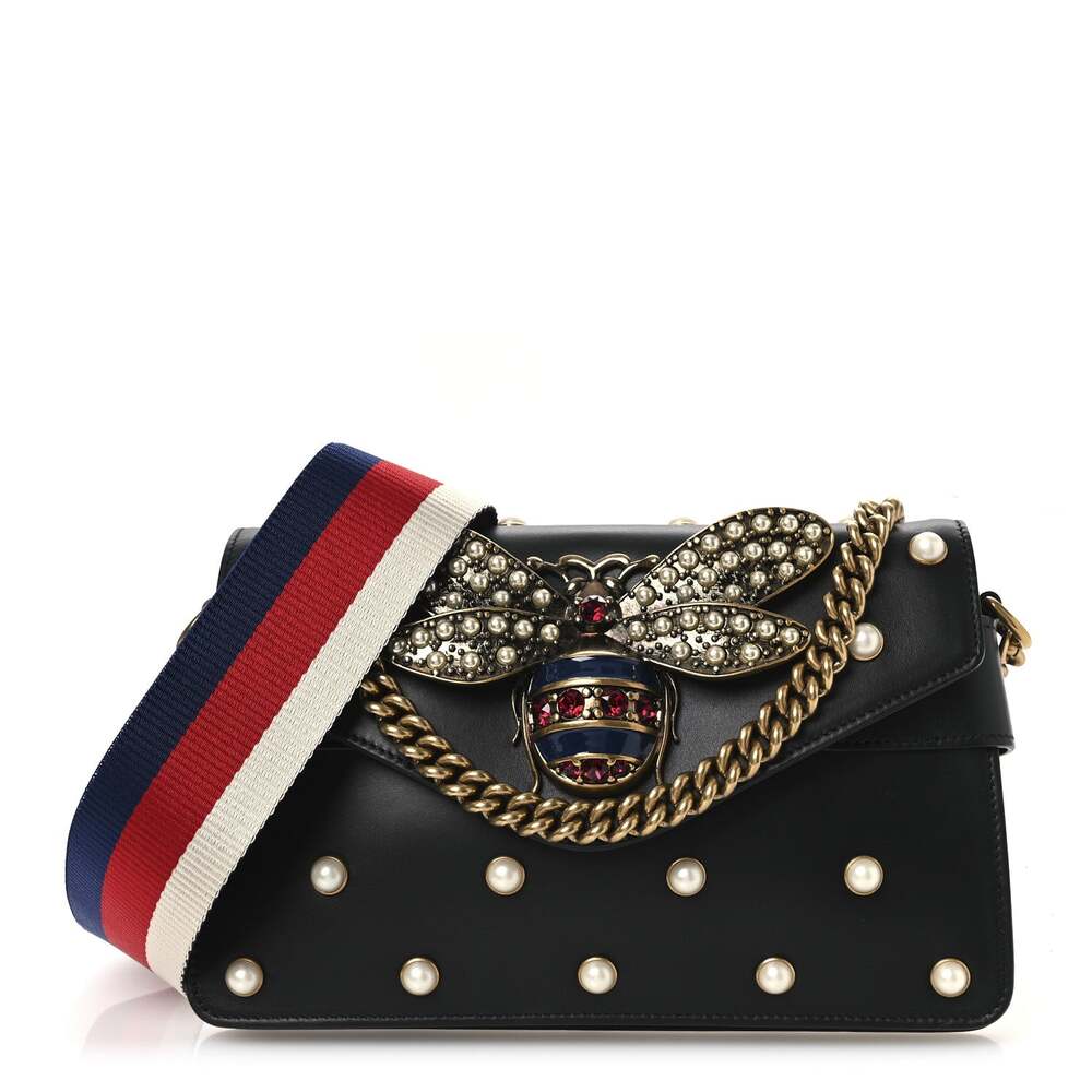 Gucci Nappa Pearl Studded Mini Queen #325379G11B